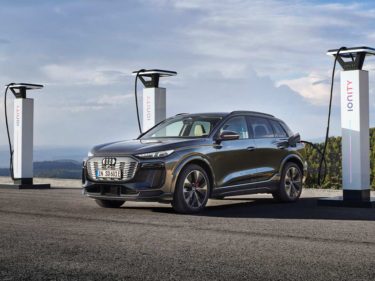 2024 Audi Q6 e tron Ionity Charger