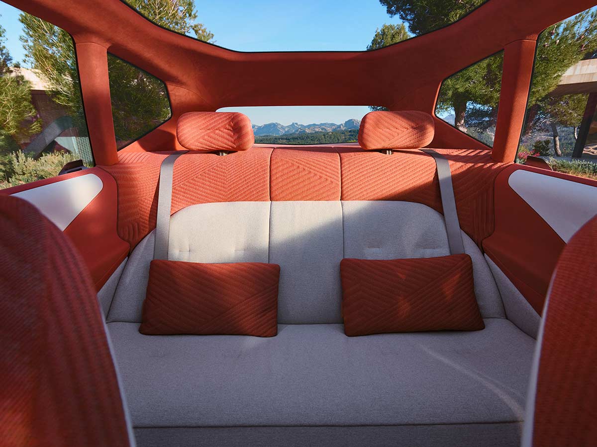 2024 BMW Vision Neue Klasse X Concept Rear Seats