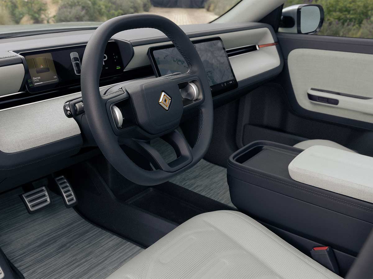 2024 Rivian R3 Interior Steering Wheel