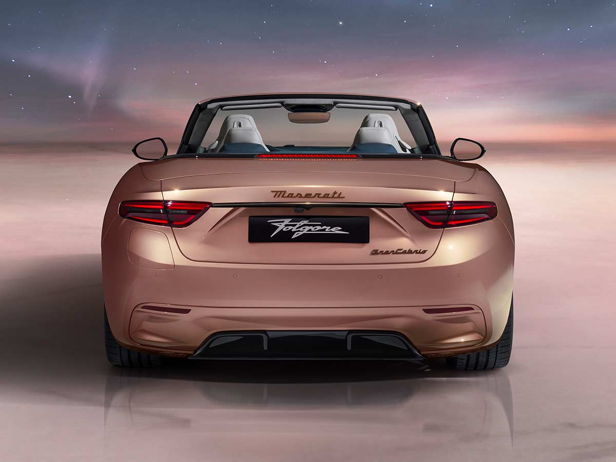2024 Maserati GranCabrio Folgore Rear
