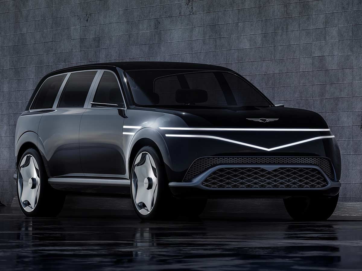 Genesis Neolun GV90 Concept SUV Front Quarter