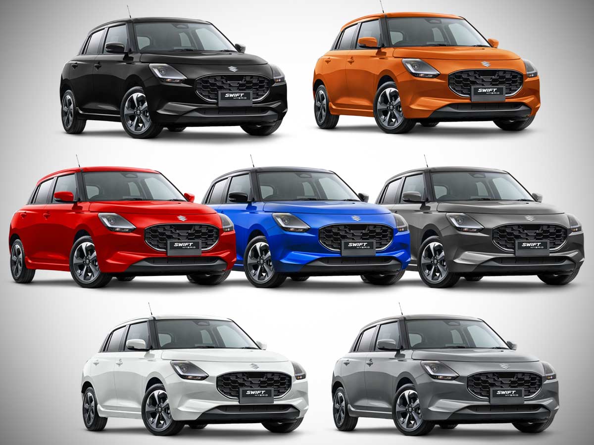 2024 Suzuki Swift Hybrid GLX Color Options