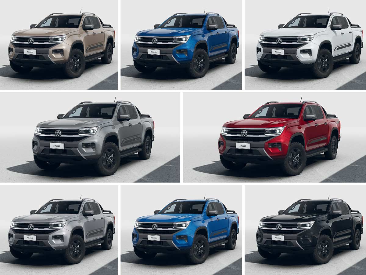 2024 Volkswagen Amarok Panamericana Color Options