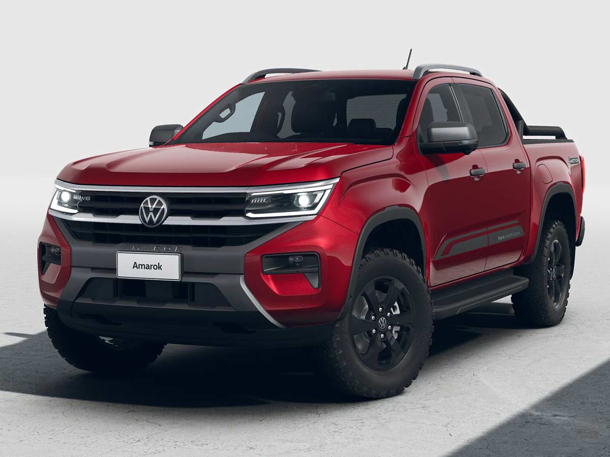2024 Volkswagen Amarok Panamericana Deep Red Metallic