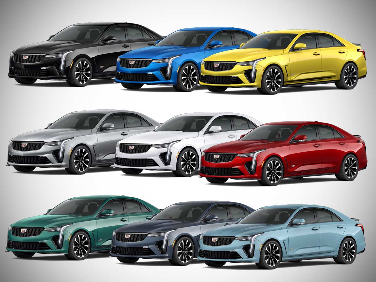 2025 Cadillac CT4-V Blackwing Colors: Explore the Perfect Hue 2025 Cadillac CT4 V Blackwing Color Options For Sale