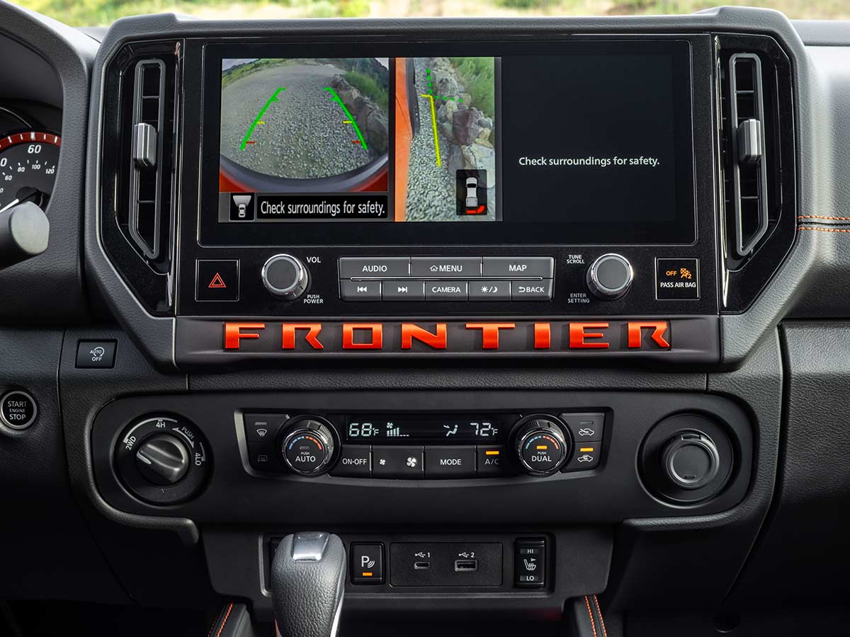2025 Nissan Frontier Intelligent Around View Monitor