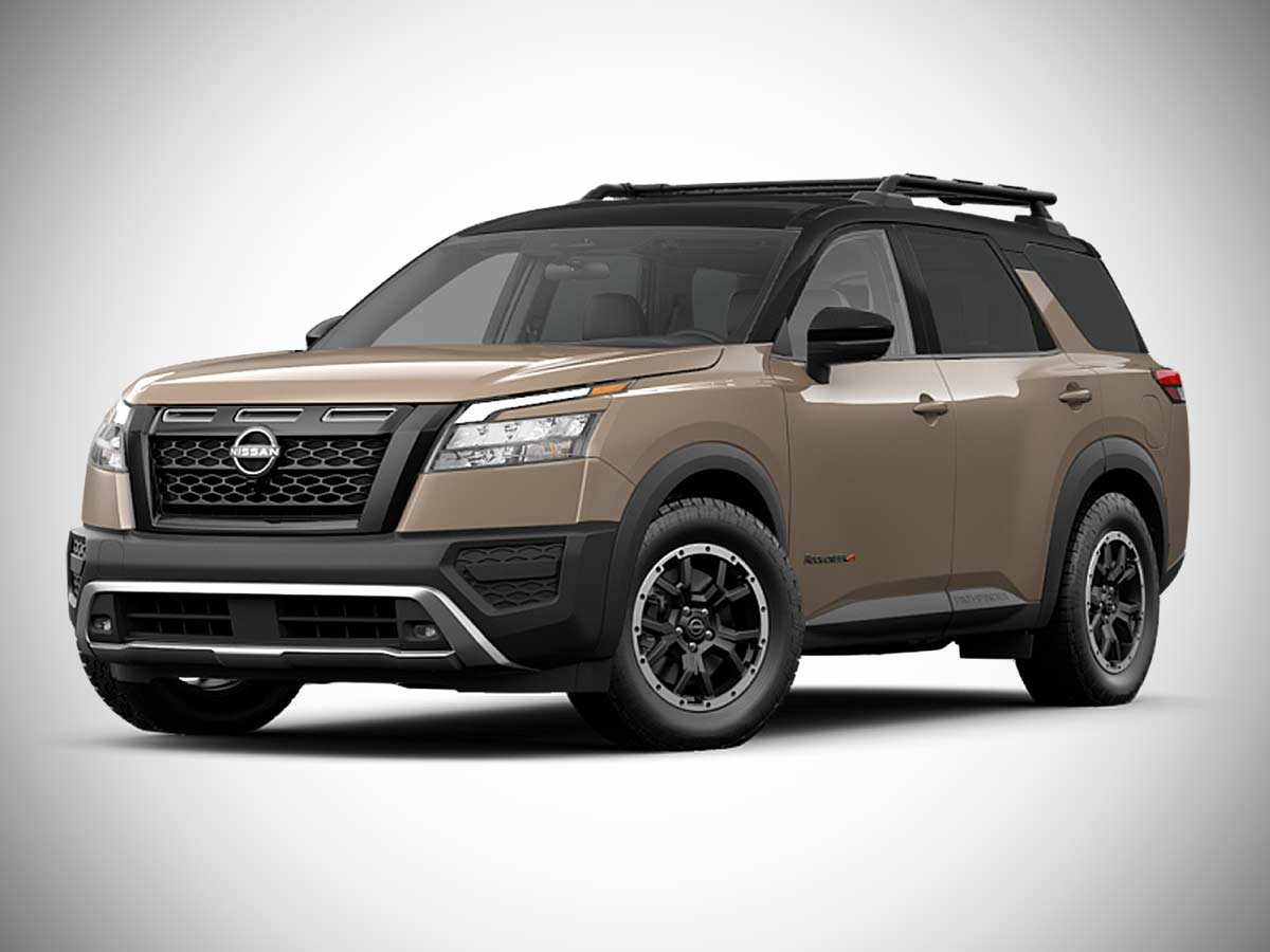 2024 Nissan Pathfinder Rock Creek Baja Storm Metallic with Super Black