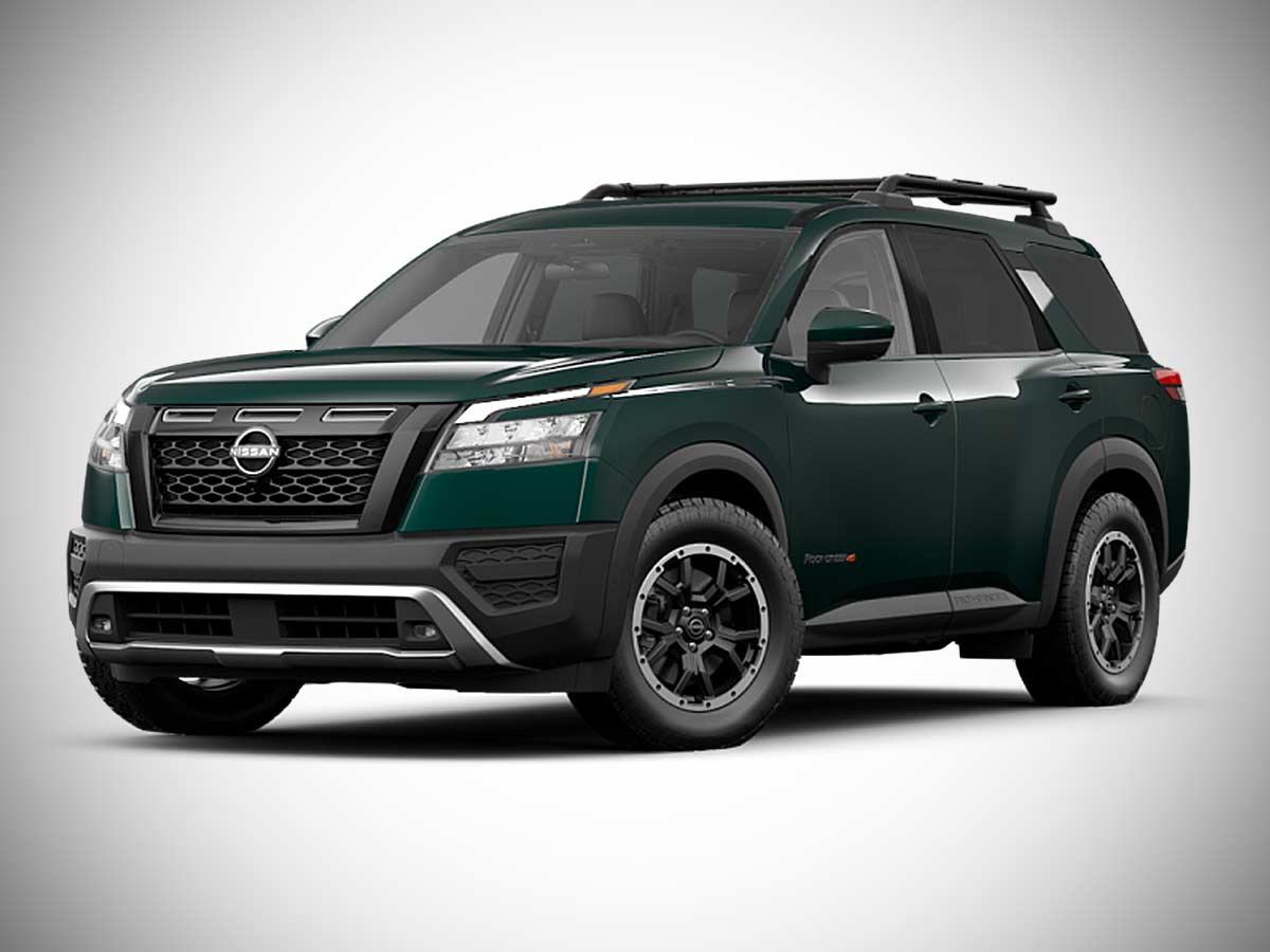 2024 Nissan Pathfinder Rock Creek Obsidian Green Pearl