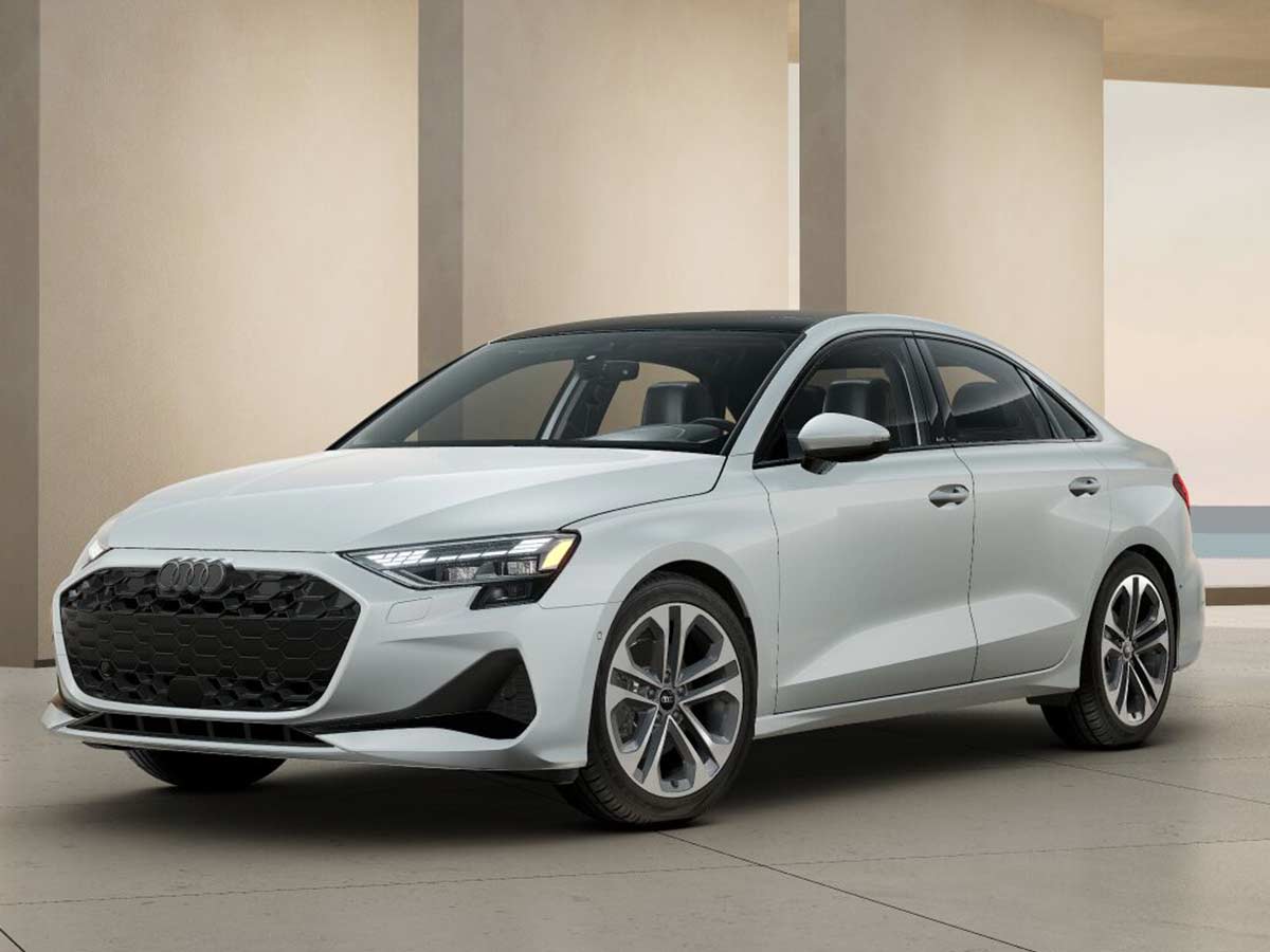 2025 Audi A3 Glacier White metallic