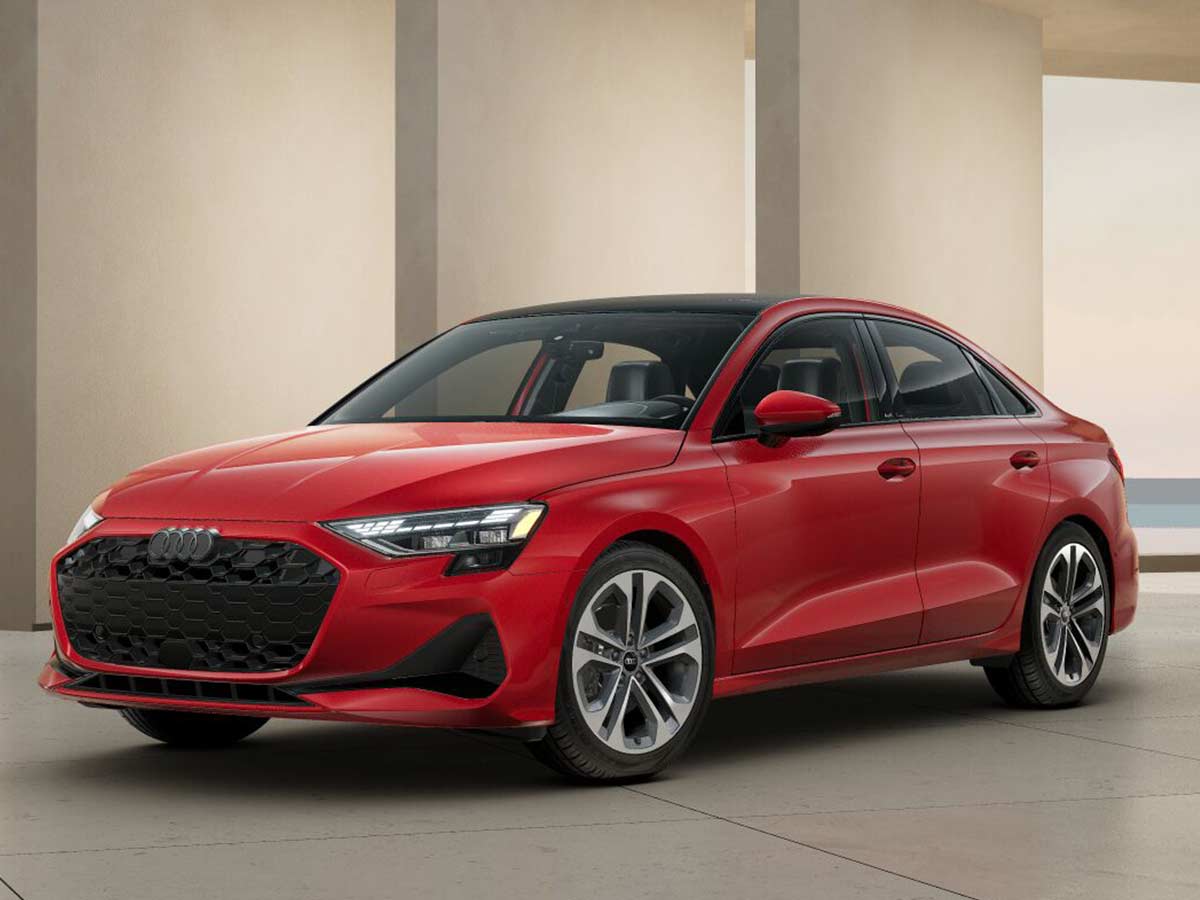 2025 Audi A3 Progressive Red metallic