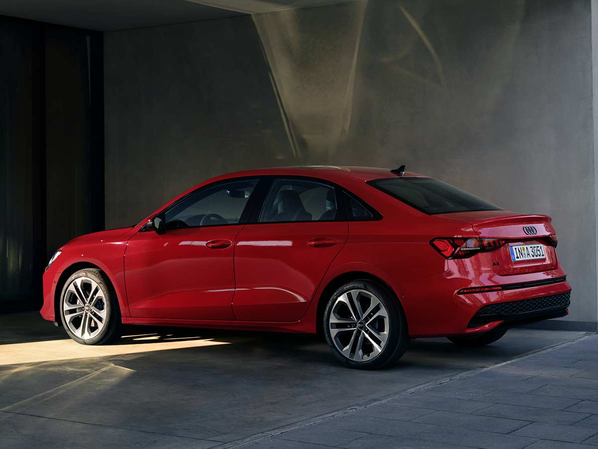 2025 Audi A3 Sedan Rear Quarter View