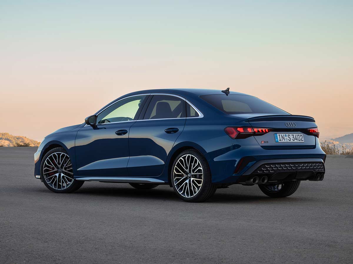 2025 Audi S3 Sedan Rear Quarter View