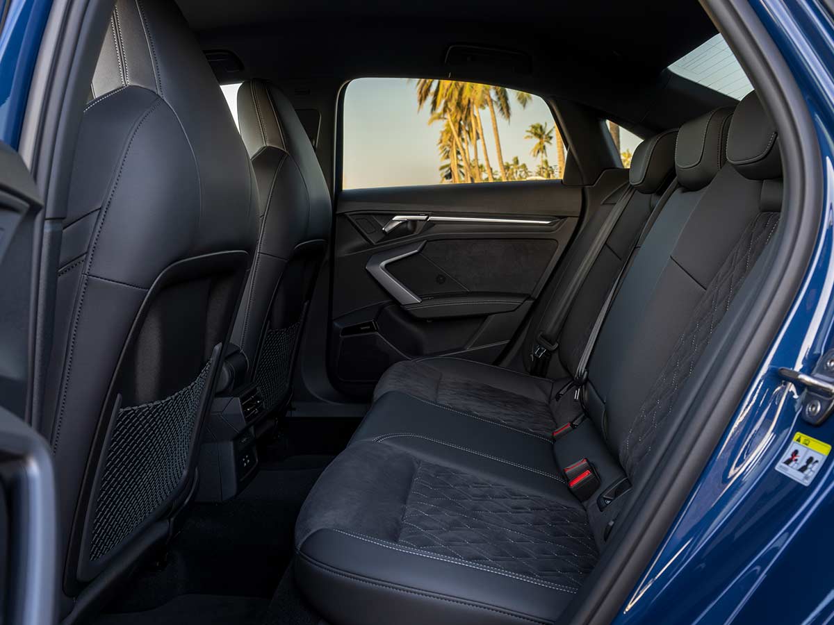 2025 Audi S3 Sedan Rear Seats