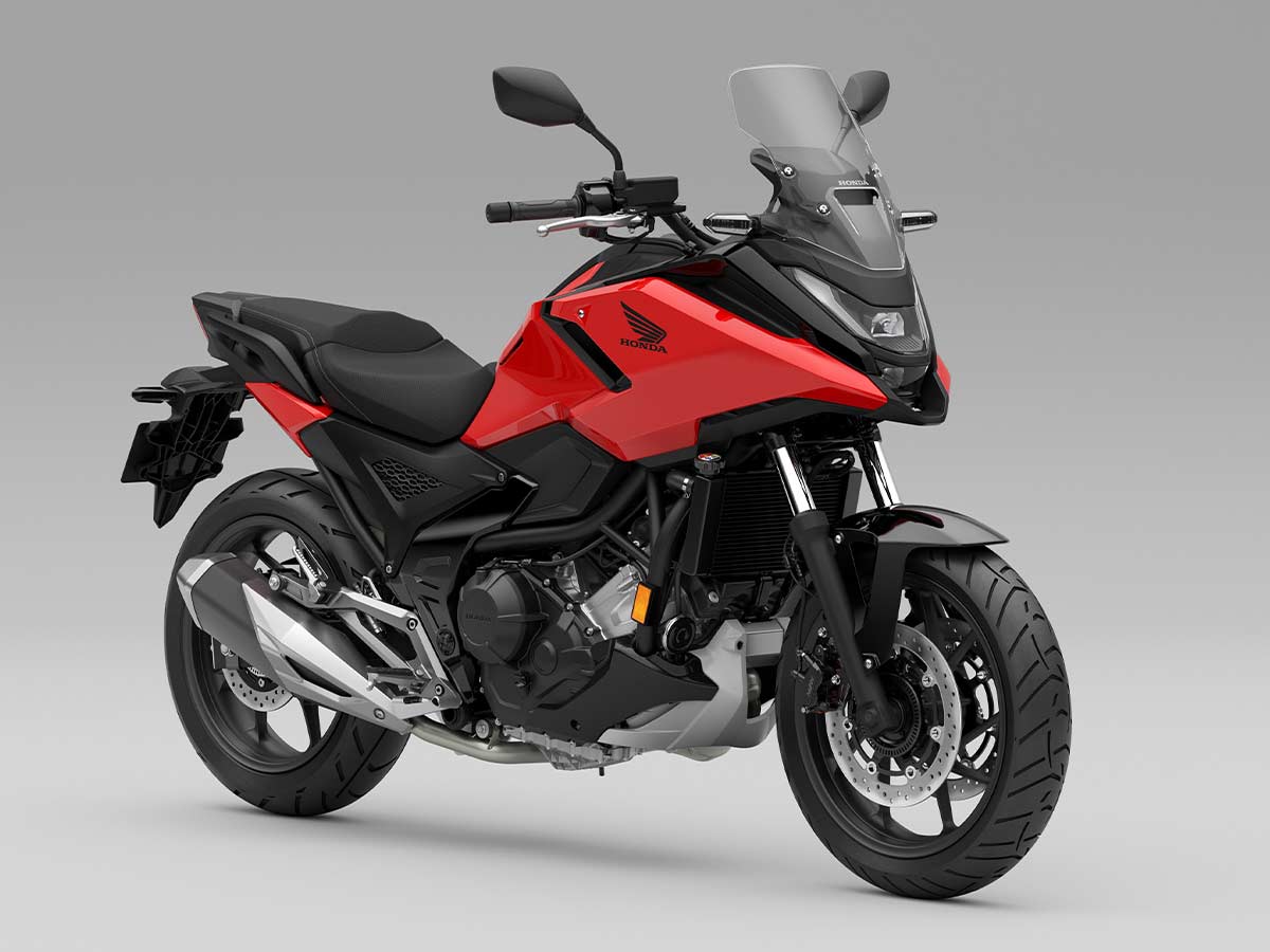 2025 Honda NC750X Fighting Red with Graphite Black trim