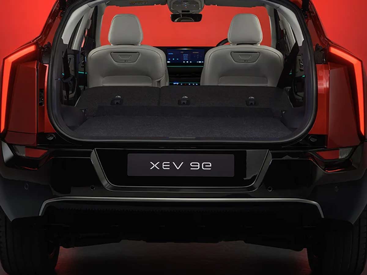 Mahindra XEV 9e Boot Space Seats Folded