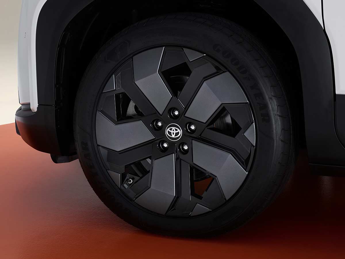 2025 Toyota Urban Cruiser EV Alloy Wheel and Goodyear Tyre
