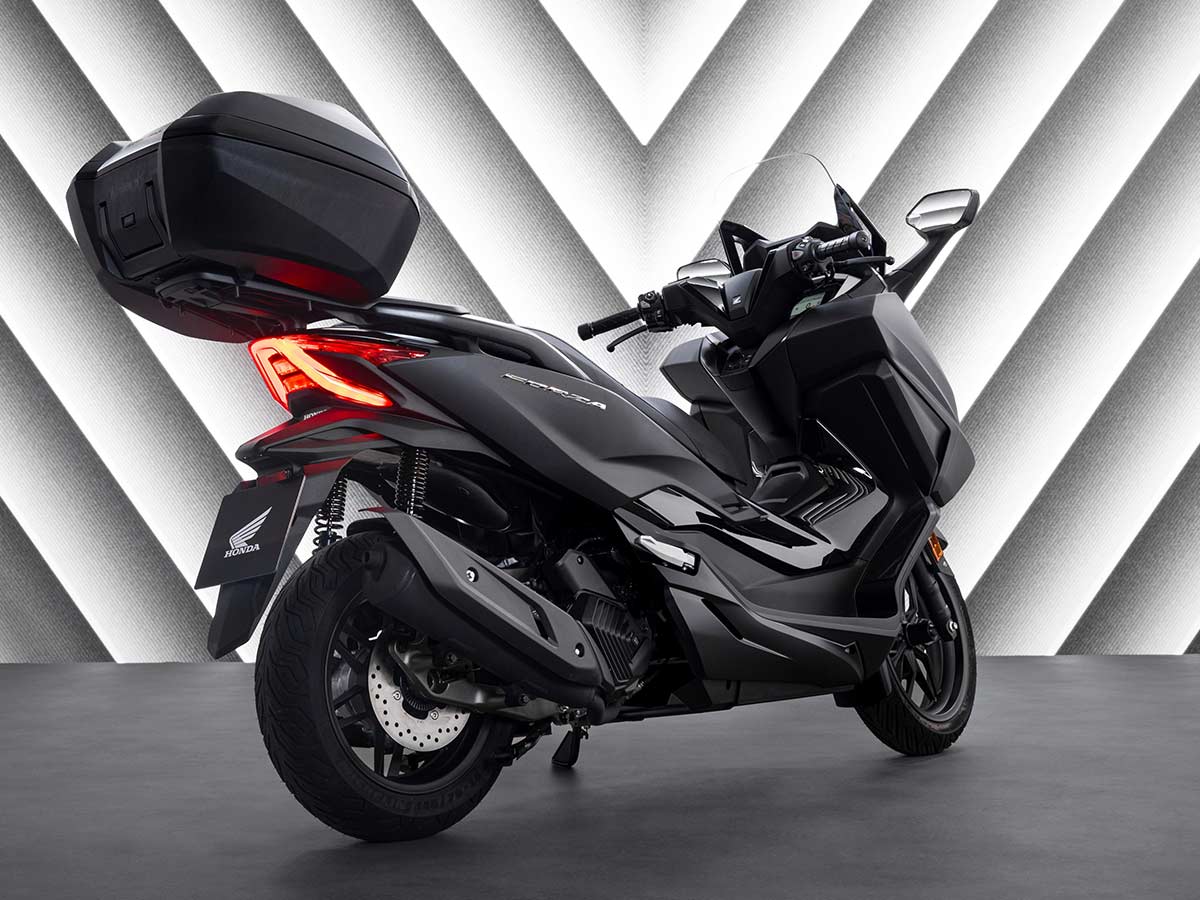 2025 Honda Forza 125 Rear Quarter View