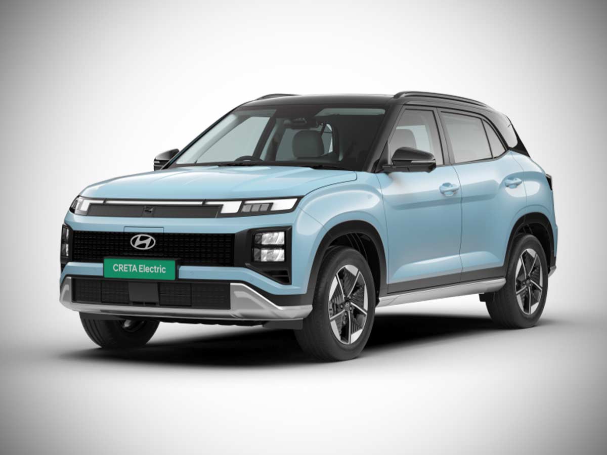 2025 Hyundai Creta Electric Ocean Blue with Abyss Black