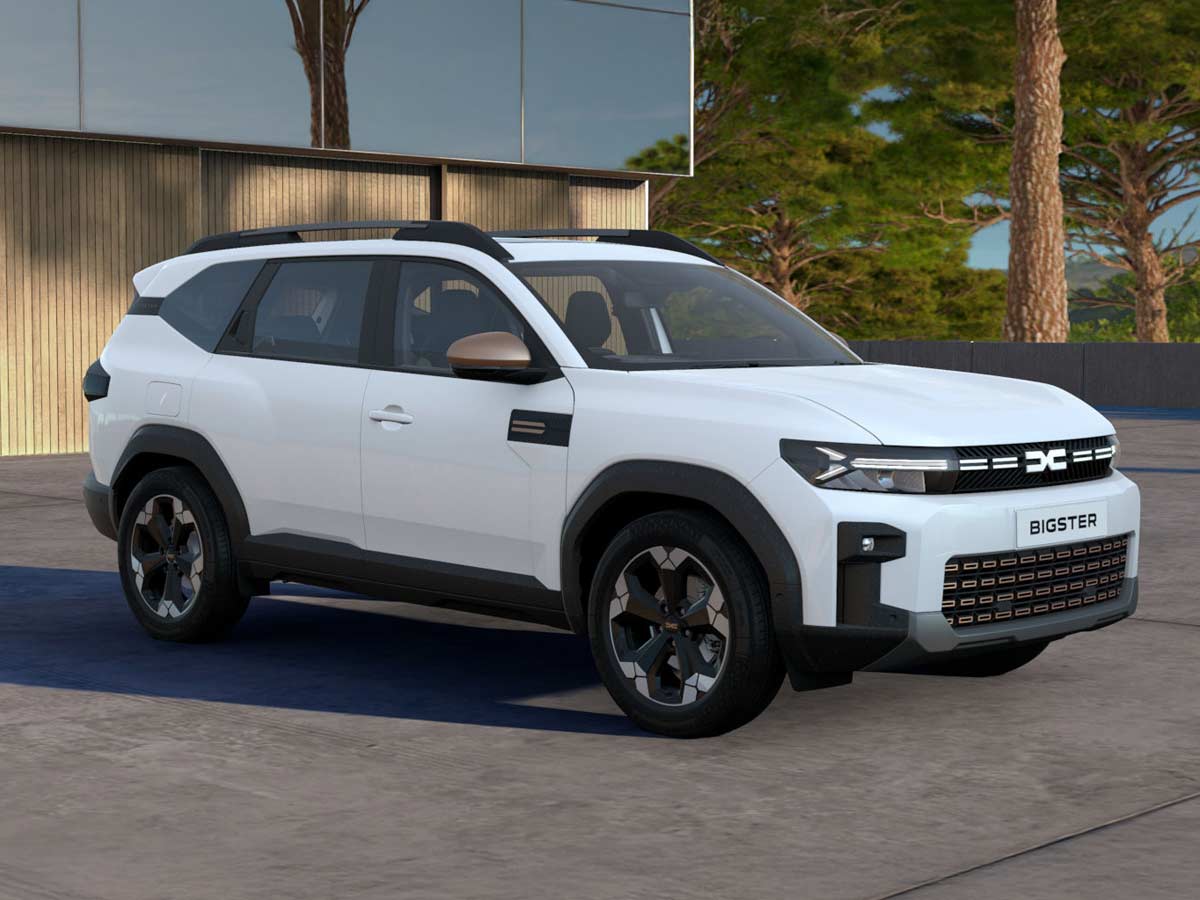 2025 Dacia Bigster Extreme Hybrid Glacier White