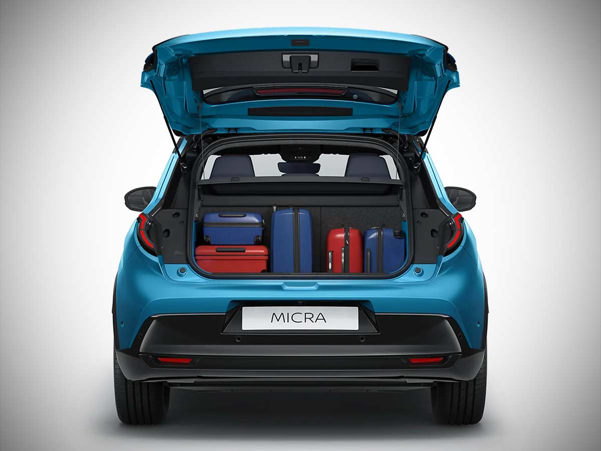 2025 Nissan Micra Electric Boot Space