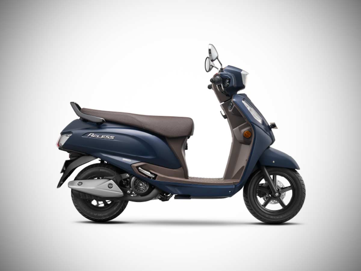 2025 Suzuki Access Metallic Mat Stellar Blue Ride Connect TFT Edition