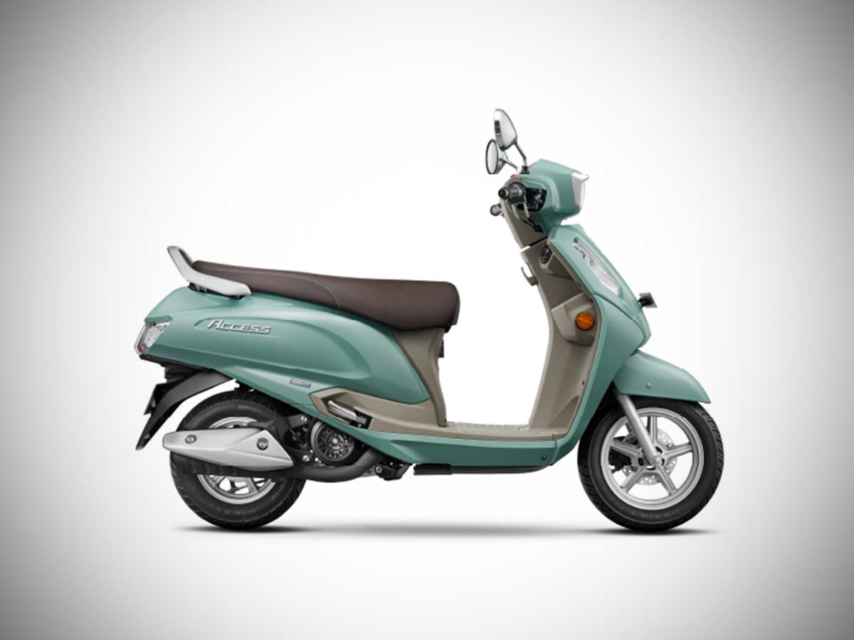 2025 Suzuki Access Solid Ice Green Ride Connect TFT Edition