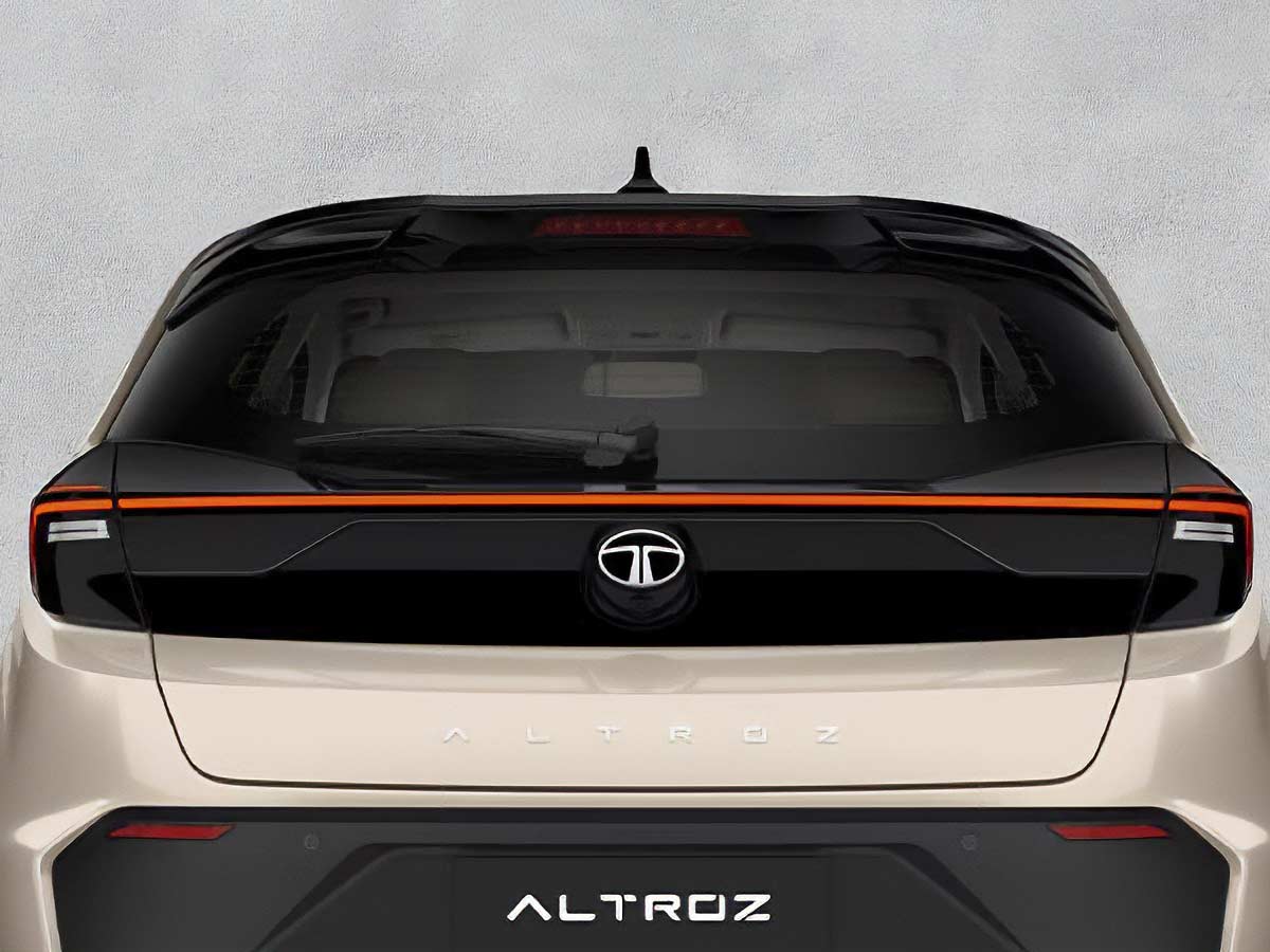 2025 Tata Altroz Facelift Rear