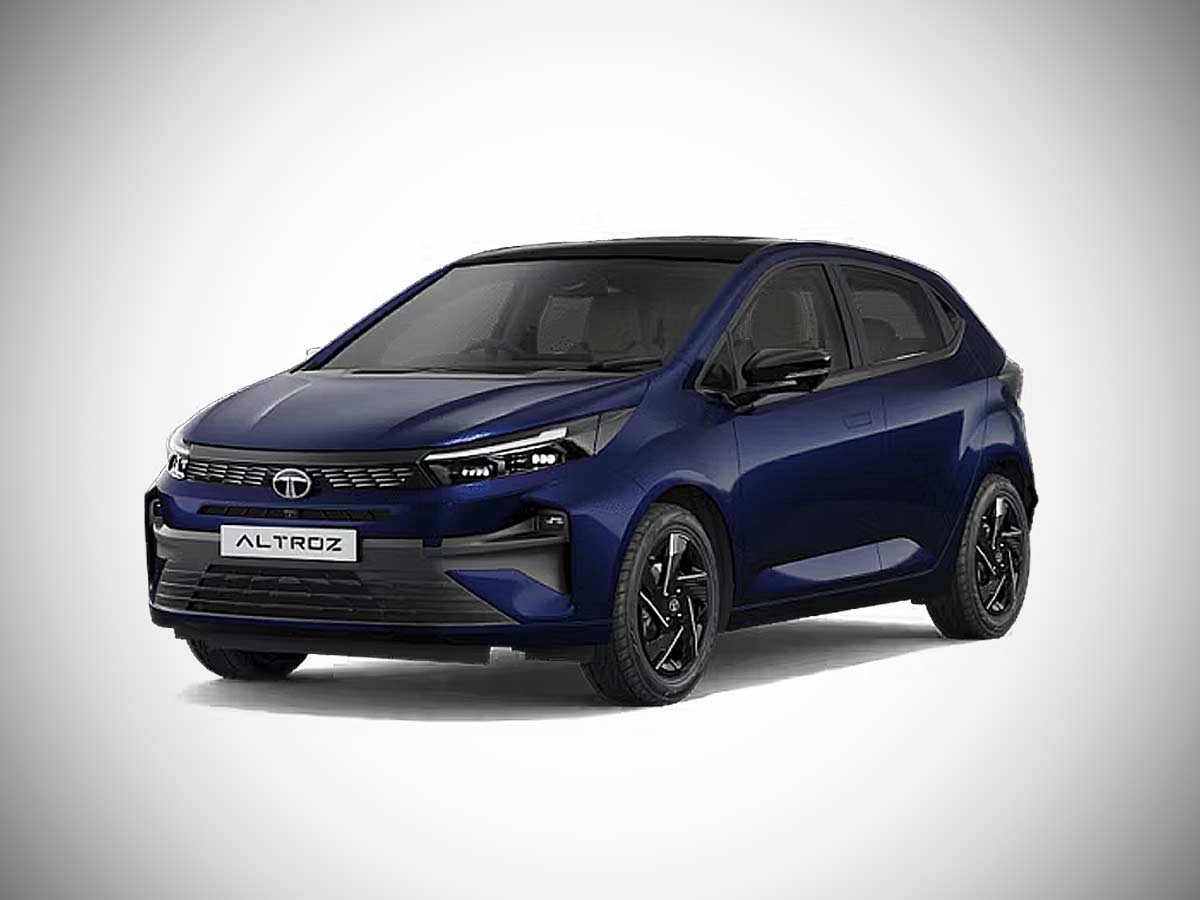 2025 Tata Altroz Facelift Royal Blue