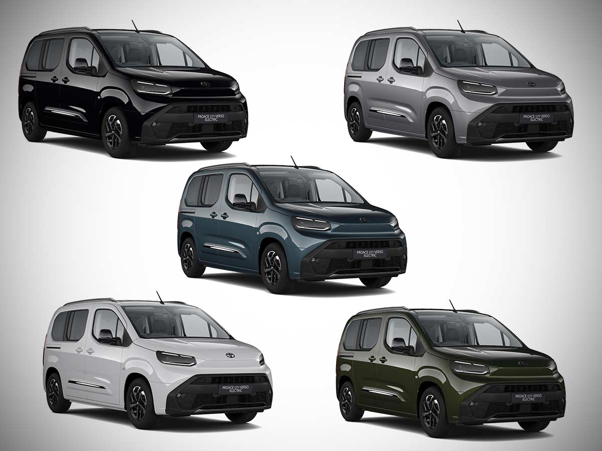 2025 Toyota Proace City Verso EV Color Options