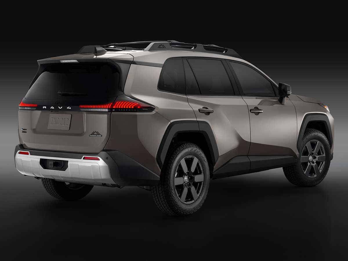 2026 Toyota Rav4 Woodland Urban Rock Rear Quarter