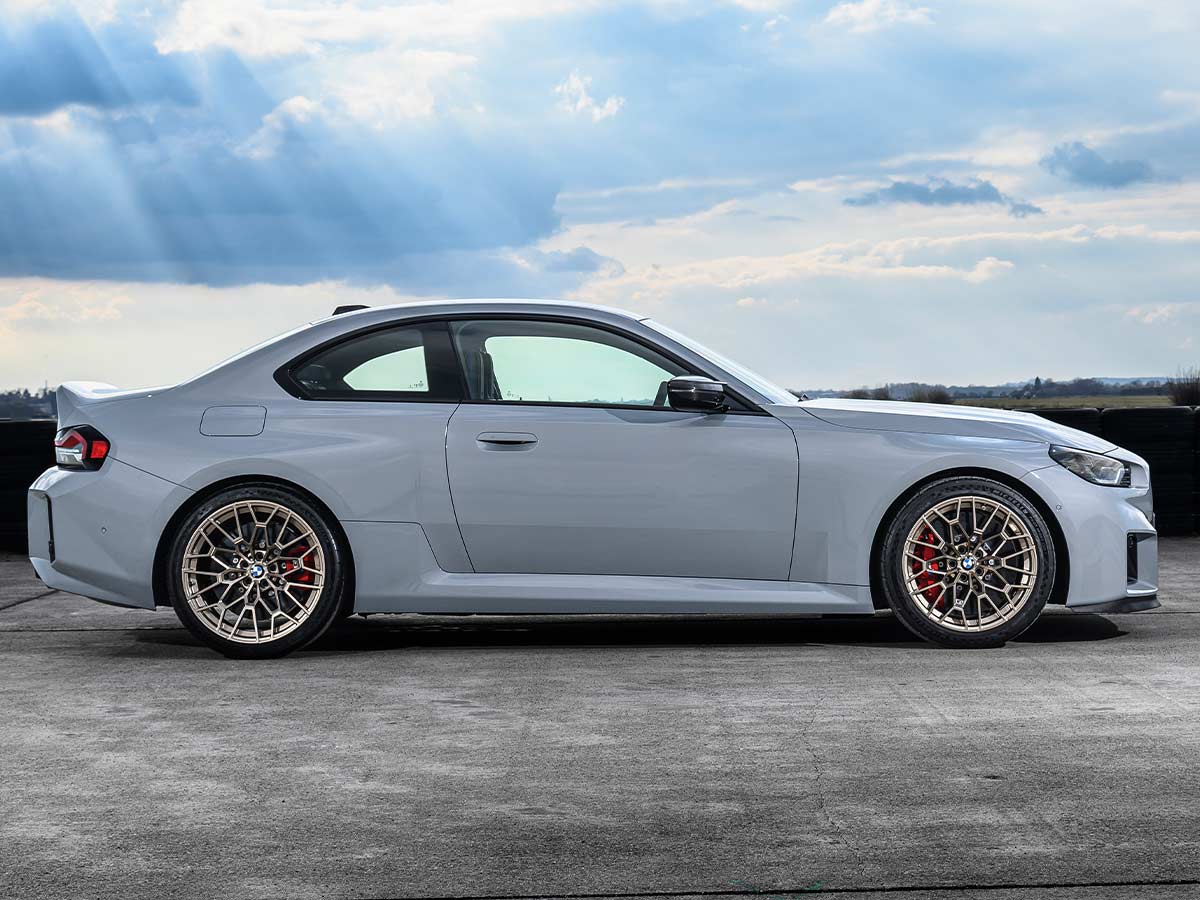BMW M2 CS 2025 M Brooklyn Grey Right Side