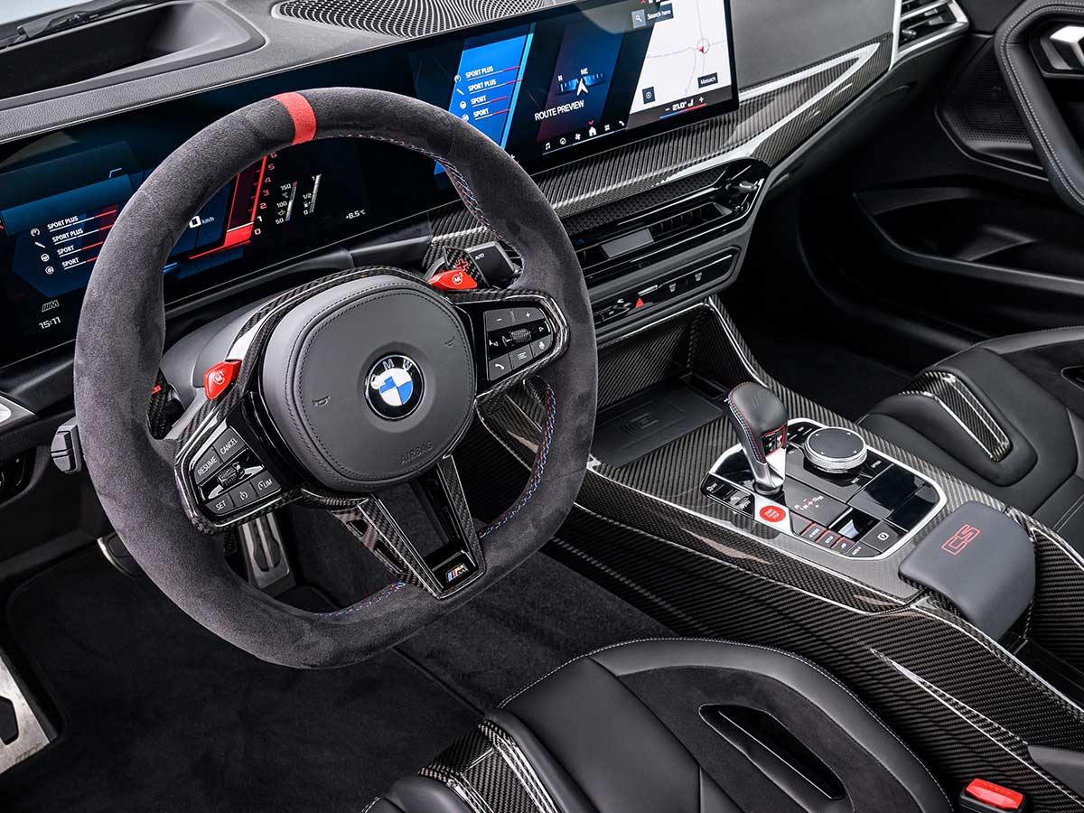 BMW M2 CS 2025 Steering With Alcantara