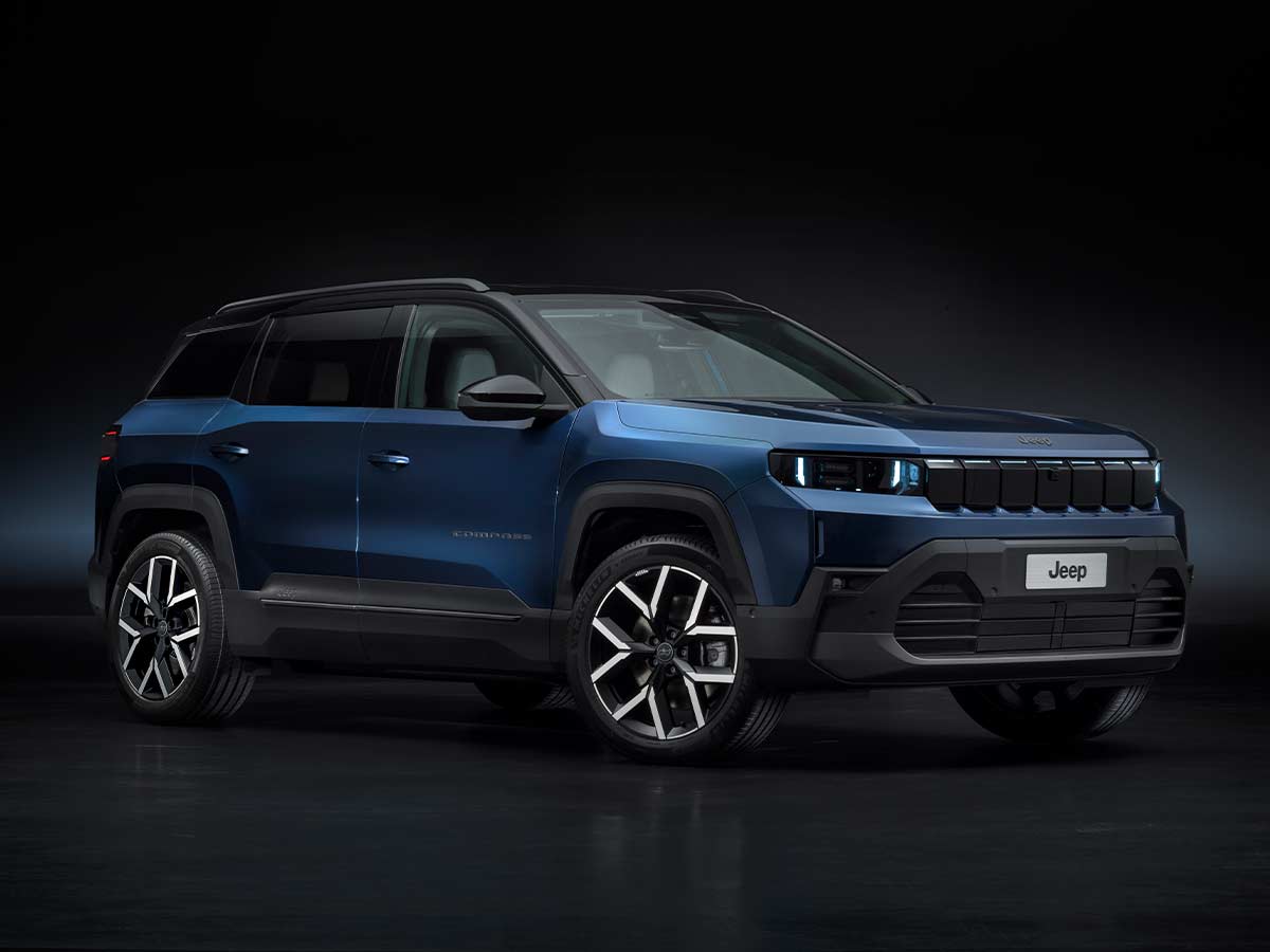 New Jeep Compass EV 2025 First Edition Pacific Front Quarter