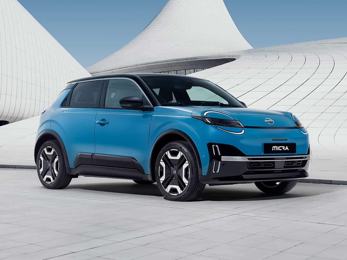 New Nissan Micra EV Front Quarter 2025
