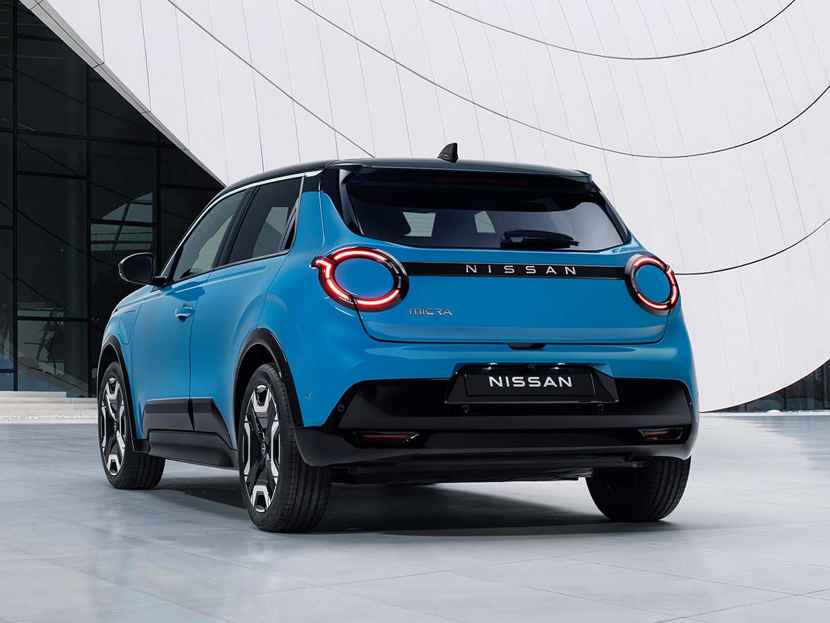 New Nissan Micra EV Rear Quarter 2025
