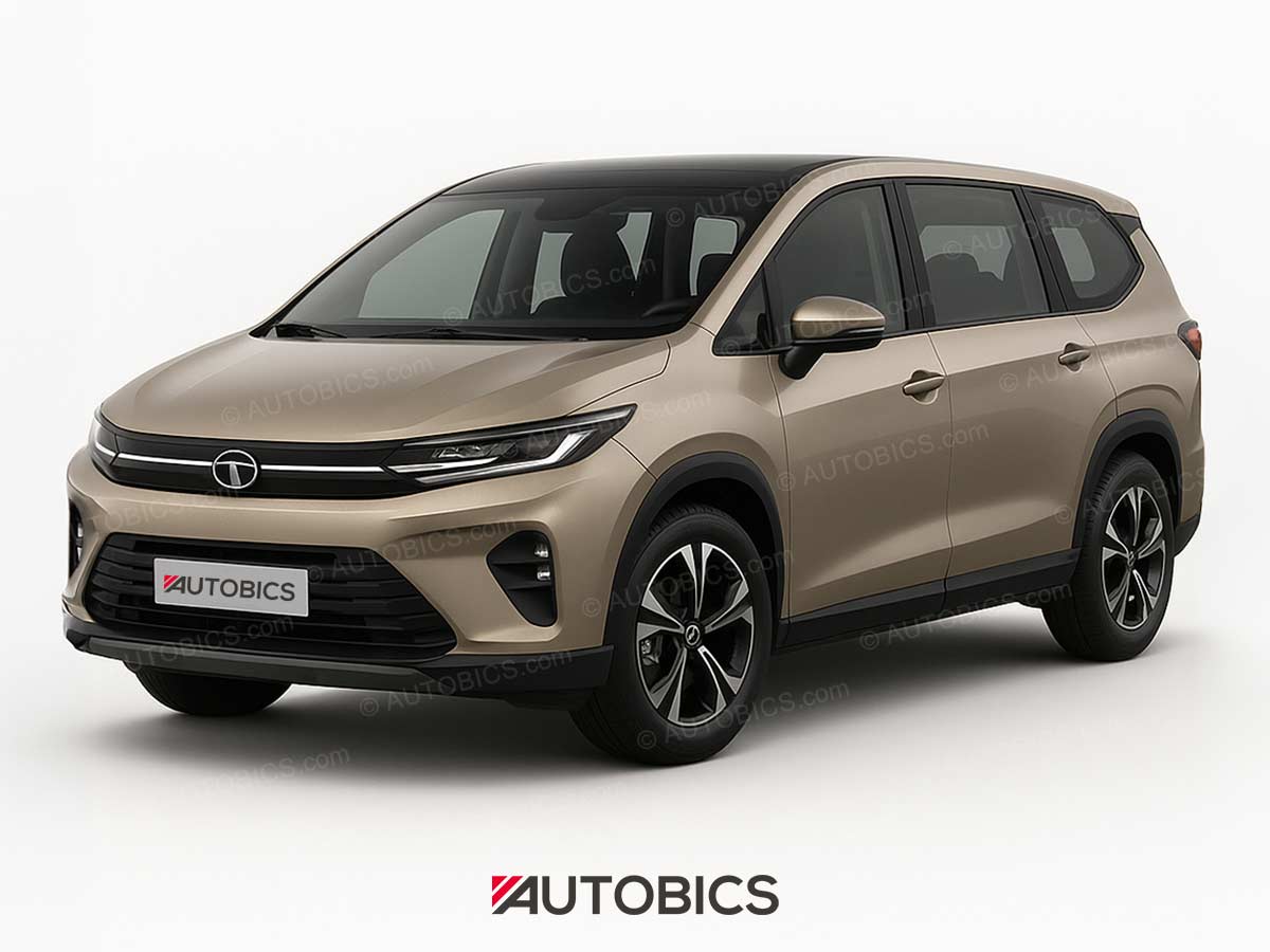 Tata Motors 7 Seater MPV Rendering Front Quarter