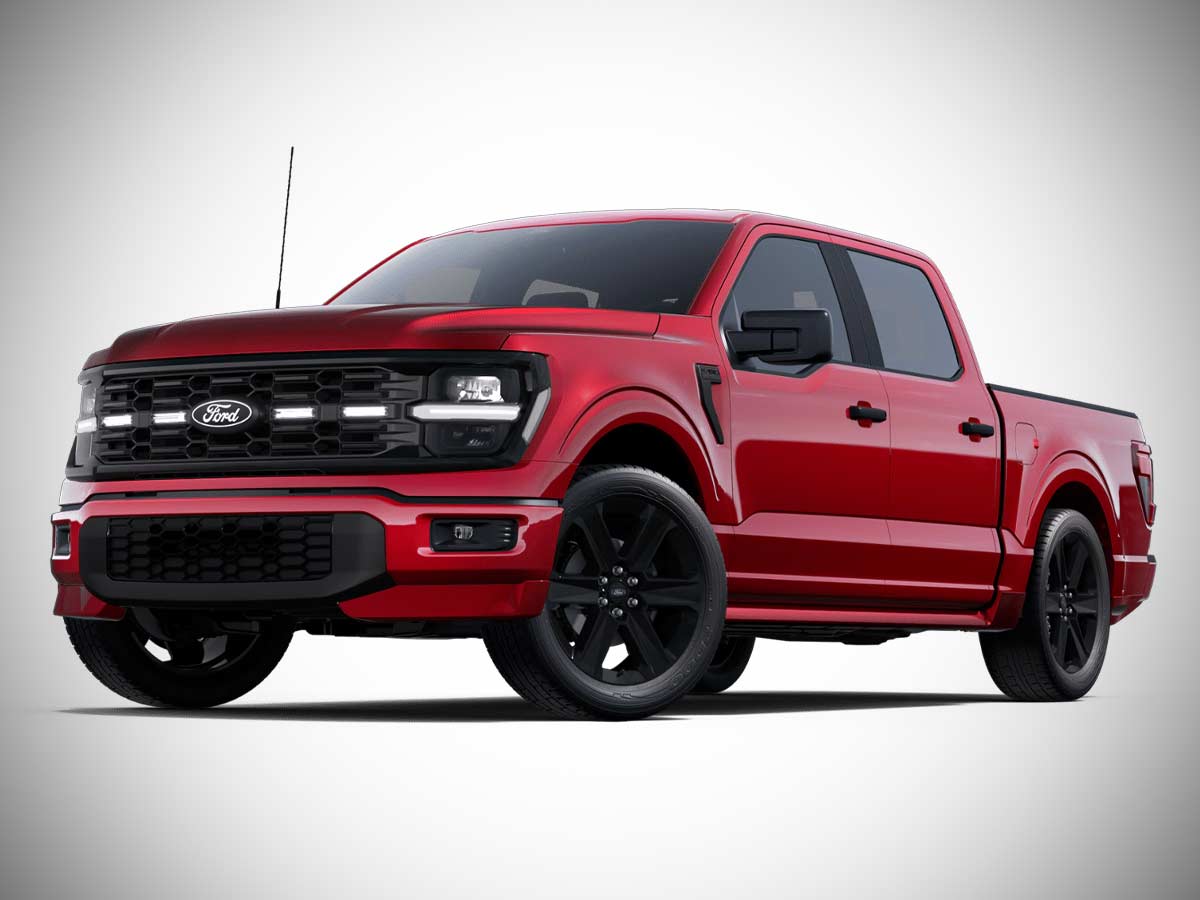 2025 Ford F 150 STX Lobo Rapid Red Metallic