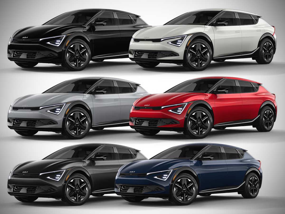 2025 Kia EV6 Wind Colors All Options