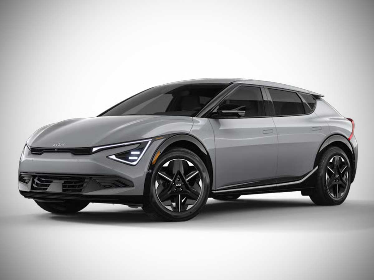 2025 Kia EV6 Wind Wolf Gray Front Quarter View