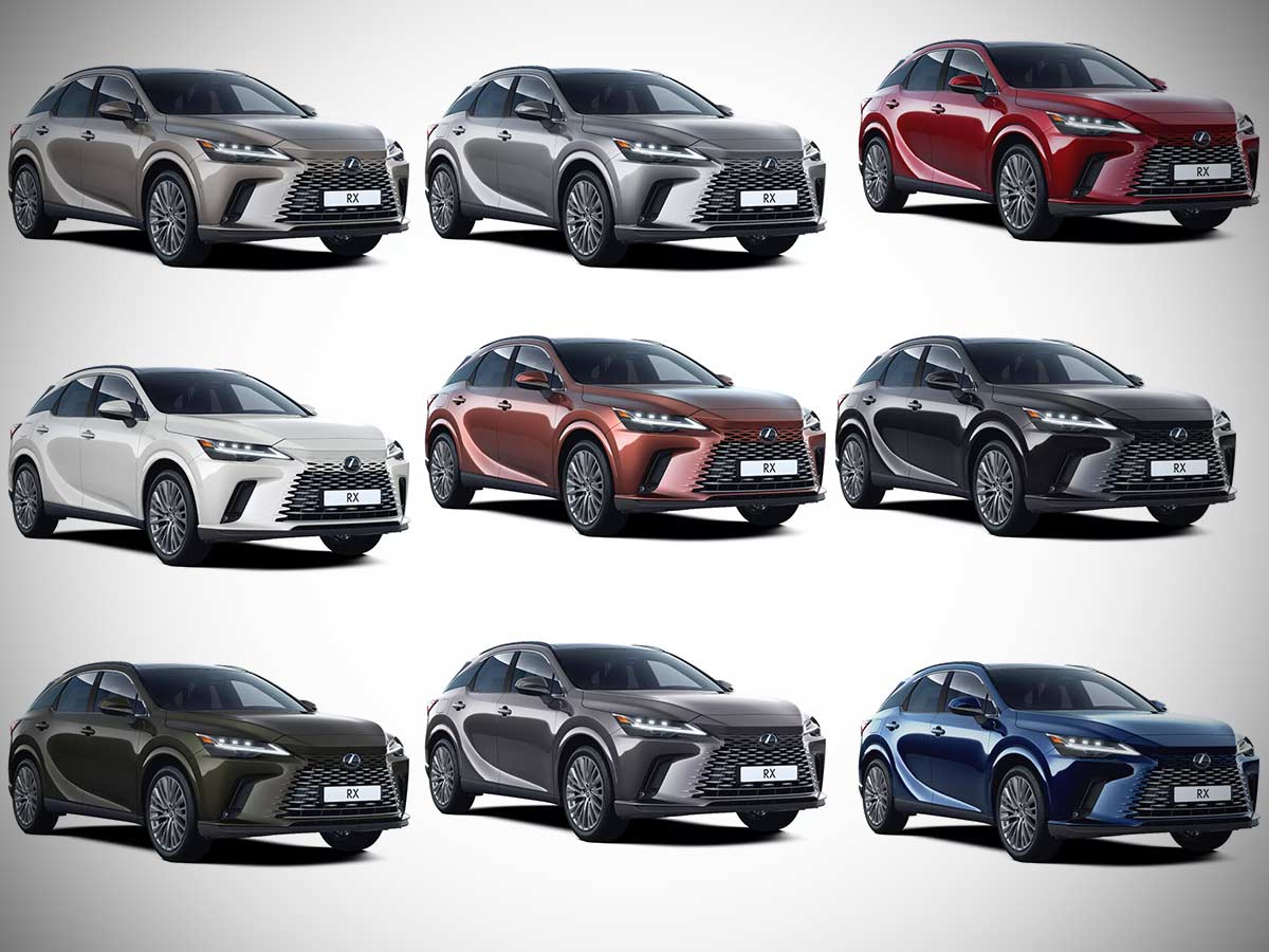 2025 Lexus RX 450h+ Takumi All Color Options