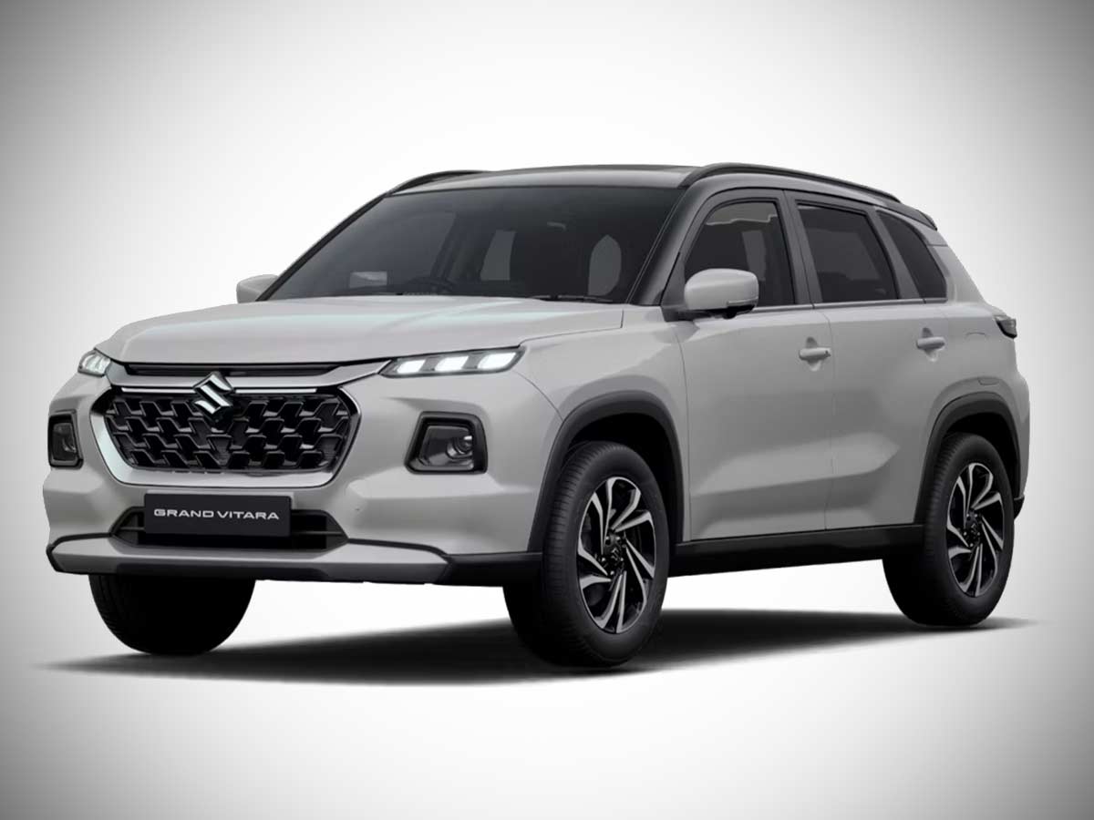 2025 Maruti Suzuki Grand Vitara Arctic White with Black Roof