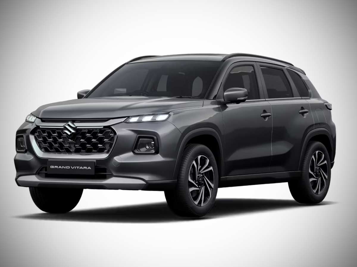 2025 Maruti Suzuki Grand Vitara Splendid Silver with Black Roof
