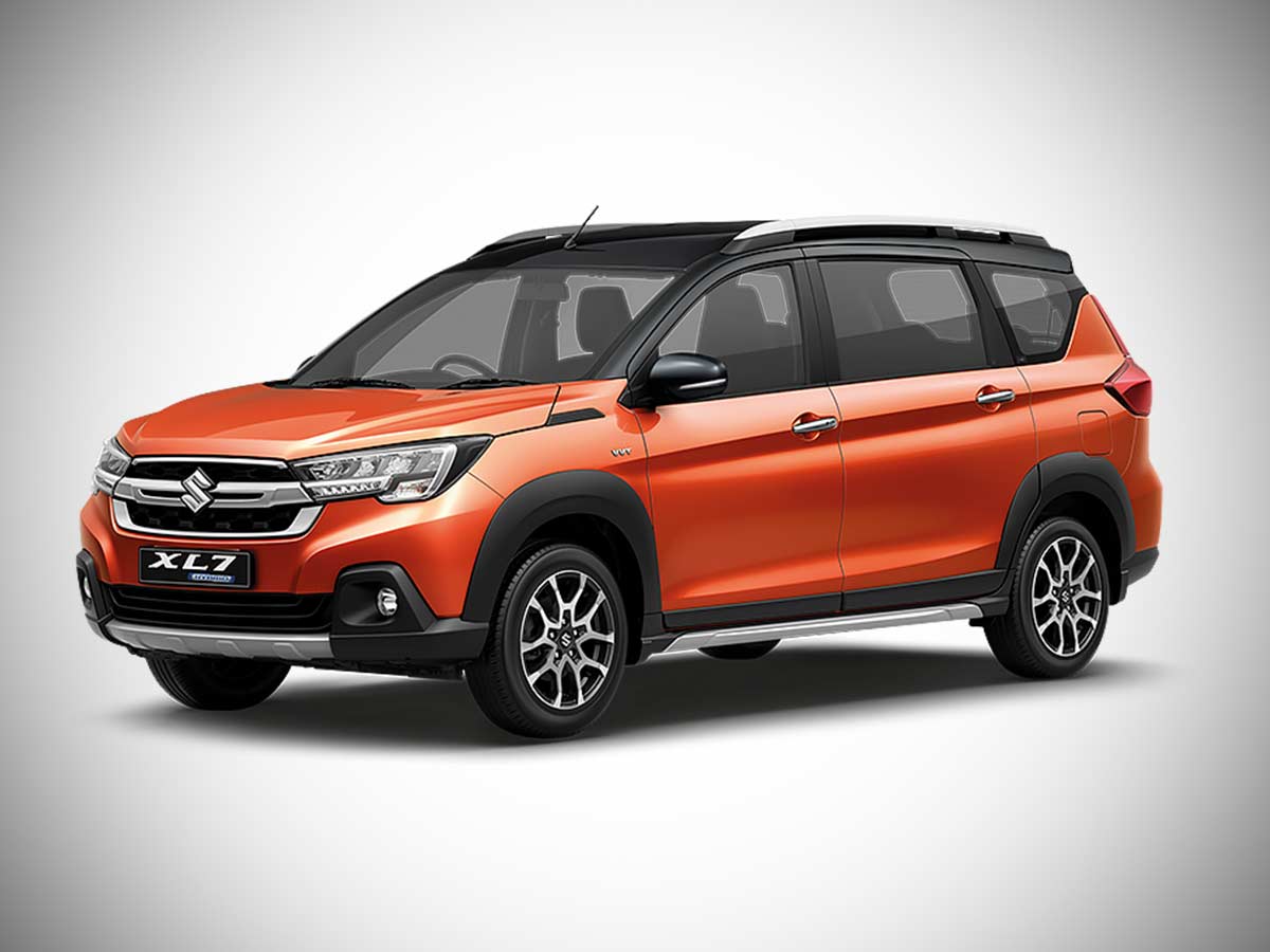 2025 Suzuki XL7 Hybrid Rising Orange Pearl Metallic with Cool Black Metallic