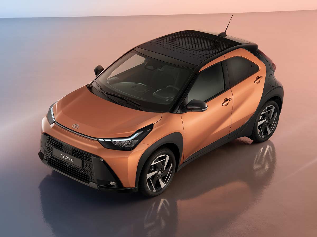 2025 Toyota Aygo X Hybrid Front Top View