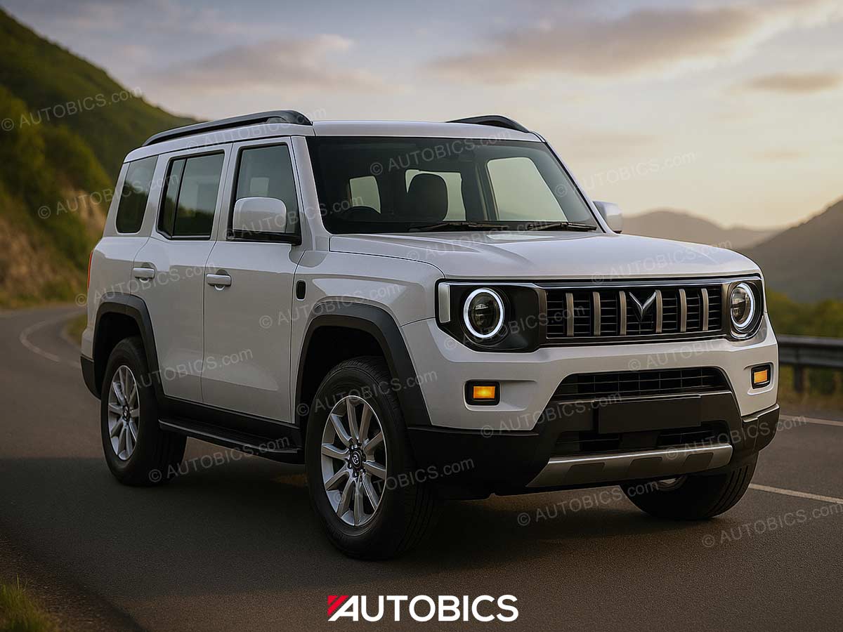 2026 Mahindra Bolero Thar Sports Rendering Front Quarter