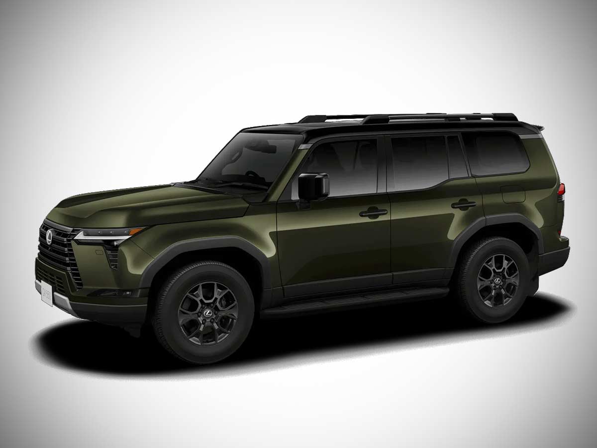 2025 Lexus GX 550 Overtrail+ Terrain Khaki Mica Metallic & Black