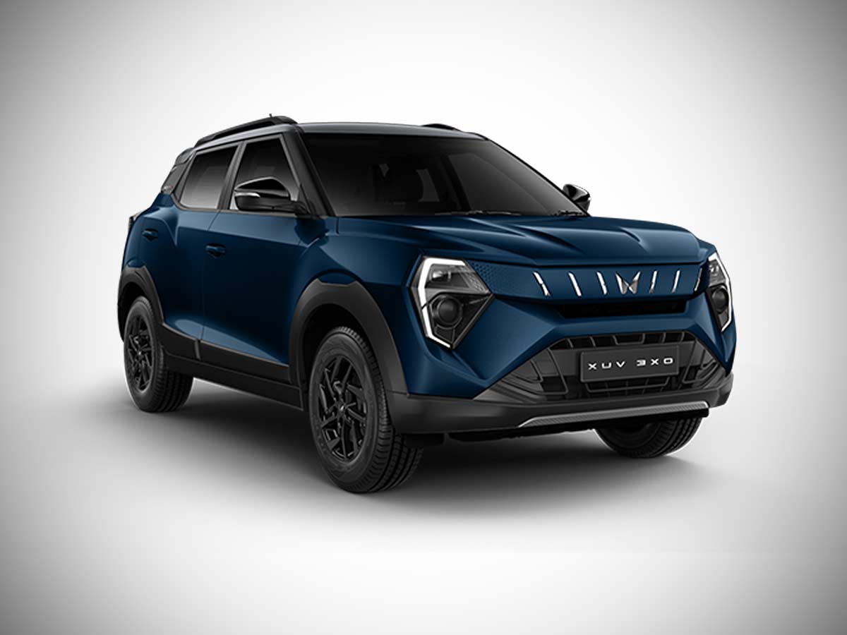 2025 Mahindra 3X0 RevX Nebula Blue with Grey Roof