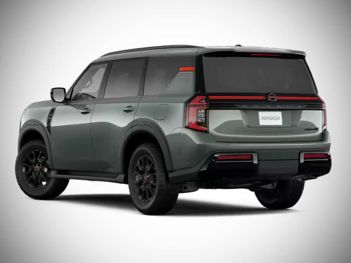 2025 Nissan Armada Pro 4X Alpine Metallic Rear