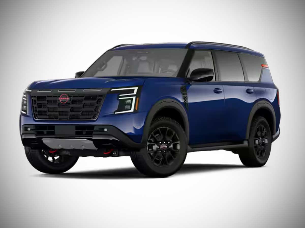2025 Nissan Armada Pro 4X Deep Ocean Blue Pearl Front