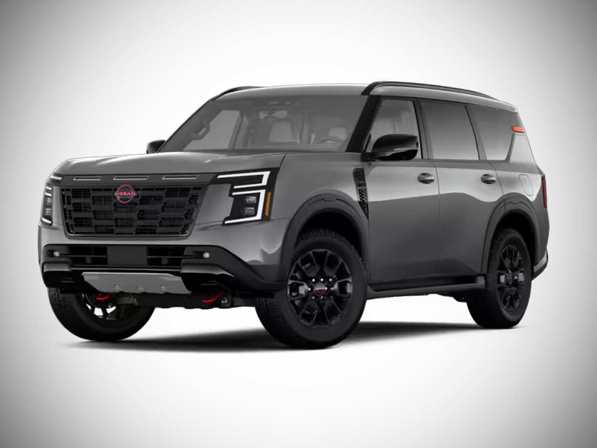 2025 Nissan Armada Pro 4X Gun Metallic Front